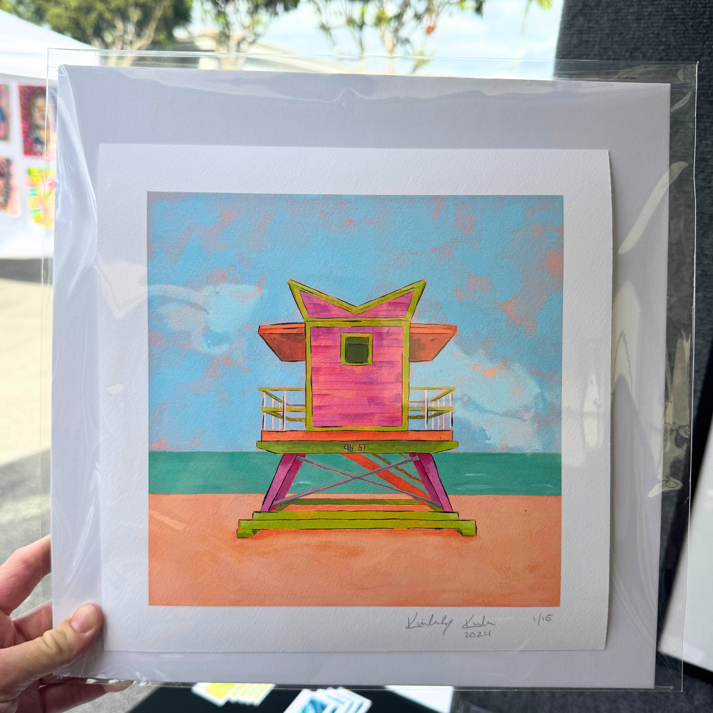 LIFEGUARD TOWER 46TH PRINT