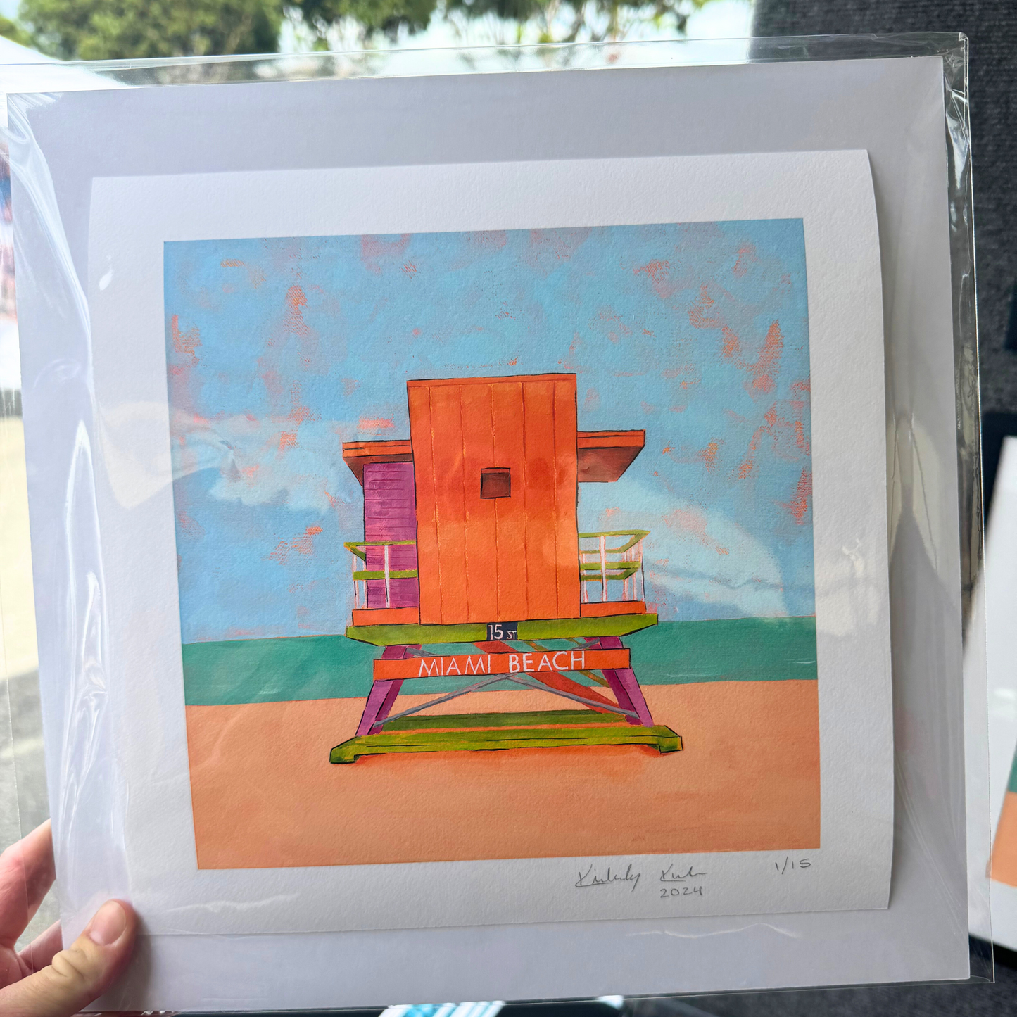 LIFEGUARD TOWER 15TH PRINT