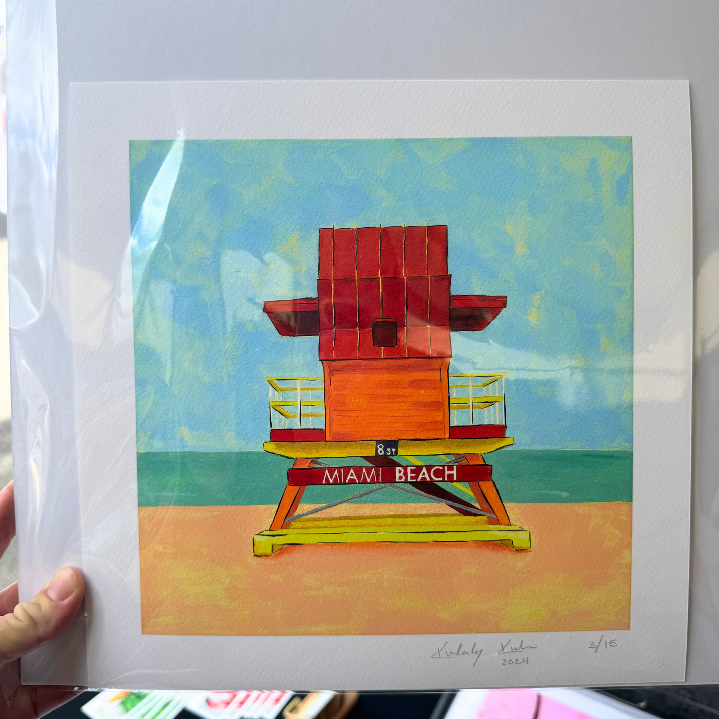 LIFEGUARD TOWER 8TH PRINT