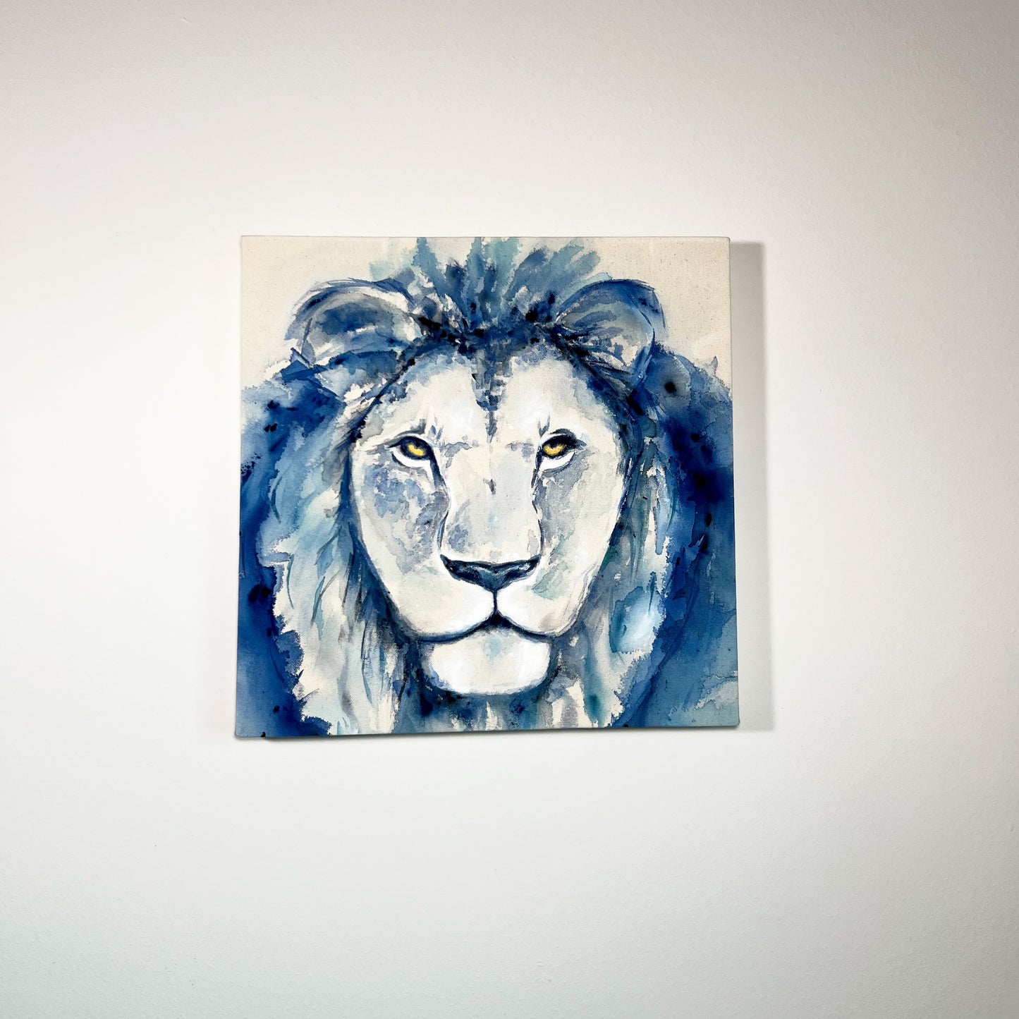 Blue Lion Portrait