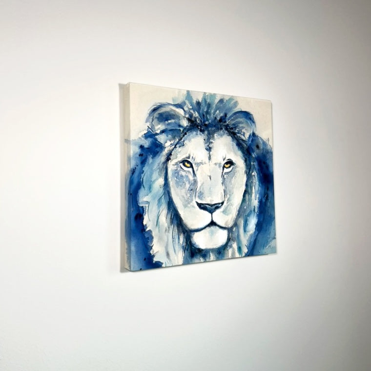 Blue Lion Portrait