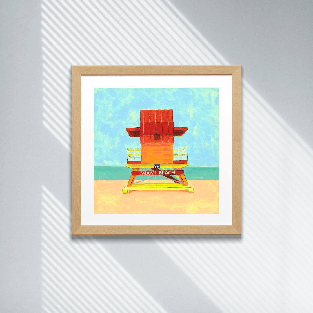 LIFEGUARD TOWER 8TH PRINT